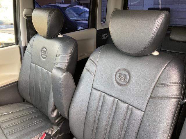 タントエグゼ L キーレス ETC 社外ナビ テレビ CD 電動格納ミラー 社外エアロ 革調シートカバー アイドリングストップ ローダウン(22枚目)