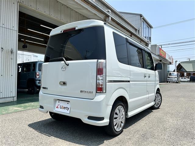 スクラムワゴン ＰＺターボ　ＥＴＣ　両側スライド・片側電動　ナビ　ＨＩＤ　キーレスエントリー　ターボ　ＡＴ　盗難防止システム　ＡＢＳ　ＣＤ　ＤＶＤ再生　衝突安全ボディ　エアコン　パワーステアリング　パワーウィンドウ（17枚目）