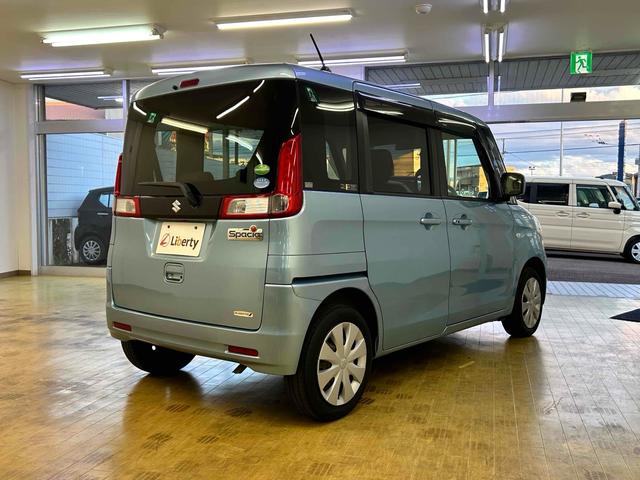 スペーシア X 両側スライド・片側電動 スマートキー アイドリングストップ 電動格納ミラー ベンチシート CVT 盗難防止システム ABS CD ミュージックプレイヤー接続可 衝突安全ボディ エアコン(19枚目)