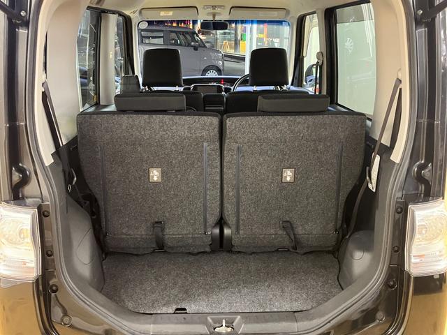 タント カスタムＸ　電動スライドドア　ナビ　ＴＶ　ＨＩＤ　スマートキー　アイドリングストップ　電動格納ミラー　ベンチシート　ＣＶＴ　盗難防止システム　ＡＢＳ　アルミホイール　衝突安全ボディ　エアコン　パワーステアリング（55枚目）