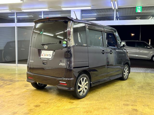 ルークス ハイウェイスター　両側スライド・片側電動　ＴＶ　オートライト　ＨＩＤ　スマートキー　電動格納ミラー　ベンチシート　ＣＶＴ　盗難防止システム　ＡＢＳ　ＣＤ　ミュージックプレイヤー接続可　アルミホイール　衝突安全ボディ（18枚目）