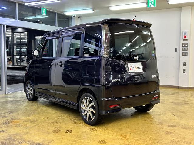 ルークス ハイウェイスター　両側スライド・片側電動　ＴＶ　オートライト　ＨＩＤ　スマートキー　電動格納ミラー　ベンチシート　ＣＶＴ　盗難防止システム　ＡＢＳ　ＣＤ　ミュージックプレイヤー接続可　アルミホイール　衝突安全ボディ（64枚目）