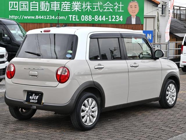 アルトラパン Ｘ　衝突軽減ブレーキ　Ｂｌｕｅｔｏｏｔｈ再生ナビ　フルセグＴＶ　ＥＴＣ　ＨＩＤオートライト　シートヒーター　アイドリングＳ　スマートキー２個　ワンオーナー　禁煙車　外装コーティング　車内除菌清掃済み（4枚目）