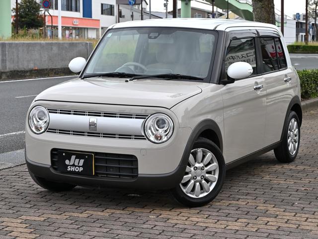 アルトラパン Ｘ　衝突軽減ブレーキ　Ｂｌｕｅｔｏｏｔｈ再生ナビ　フルセグＴＶ　ＥＴＣ　ＨＩＤオートライト　シートヒーター　アイドリングＳ　スマートキー２個　ワンオーナー　禁煙車　外装コーティング　車内除菌清掃済み（6枚目）