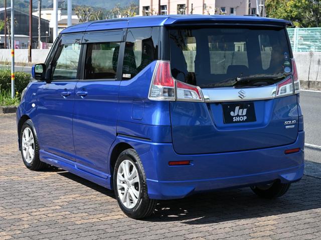 ソリオ ハイブリッドＭＸ　Ｂｌｕｅｔｏｏｔｈ再生ナビ　ＴＶ　全方位カメラ　タイヤ４本新品　衝突軽減ブレーキ　クルーズコントロール　車線逸脱警報　シートヒーター　ＥＴＣ　電動スライド　禁煙車　スマートキー２個　車内除菌清掃済み（8枚目）