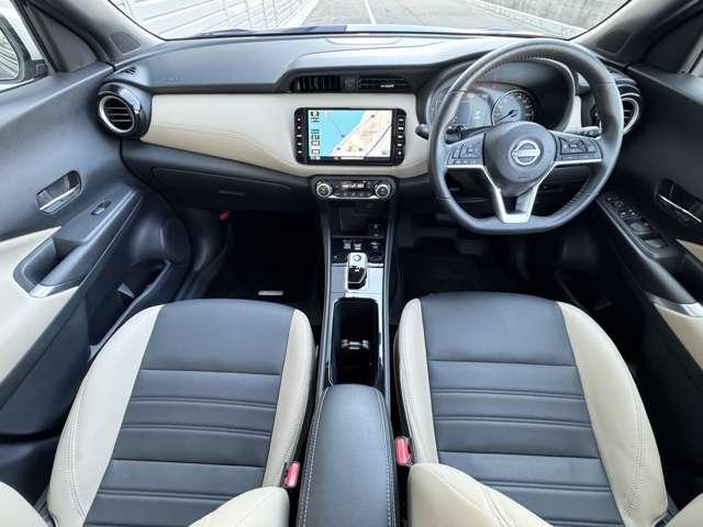 キックス 1.2 X ツートーン インテリアエディション (e-POWER) ベージュ内装・ナビ・アラウンドV・Pパイ(3枚目)