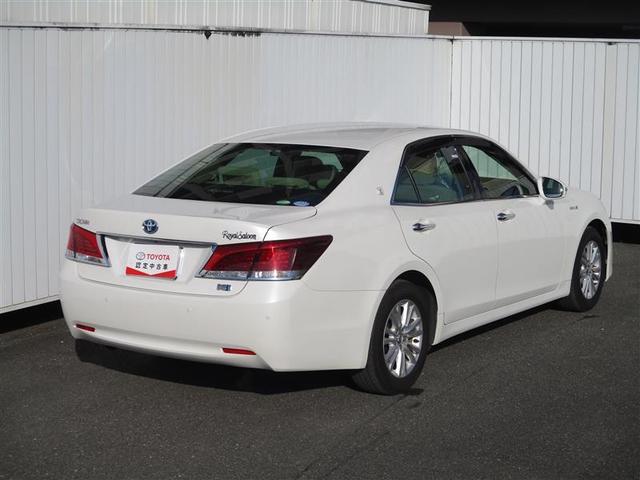 クラウンハイブリッド ロイヤルサルーン フルセグ HDDナビ DVD再生 バックカメラ 衝突被害軽減システム ETC ドラレコ HIDヘッドライト ワンオーナー(8枚目)