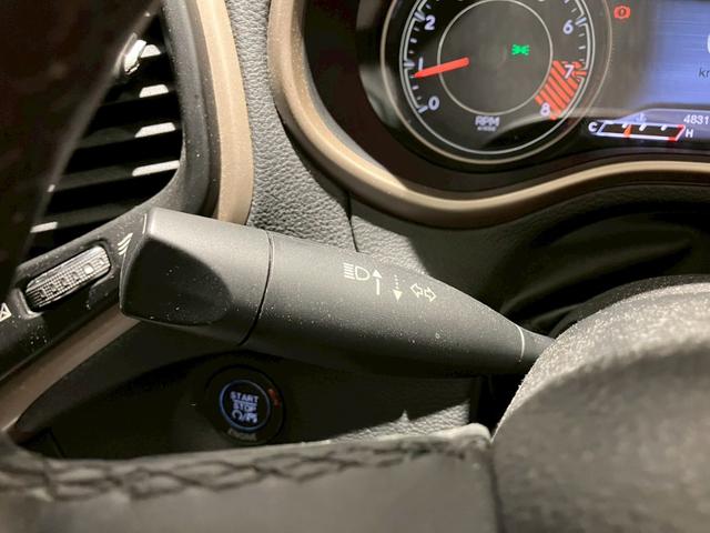 ジープ・チェロキー トレイルホーク　純正ナビフルセグＴＶパワーシートハーフレザーパワーバックドアＥＴパドルシフトクルーズコントロールルーフレールＬＥＤヘッドライトステアリングスイッチ衝突軽減ブレーキブラインドスポットモニターレーンキープ（29枚目）