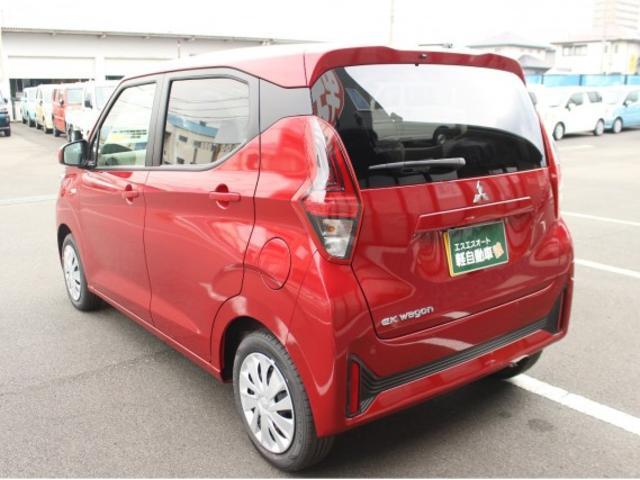 ｅＫワゴン Ｍ　届出済未使用車・禁煙車・保証あり・衝突軽減ブレーキ付・キーレスエントリー・シートヒーター・バックカメラ・バックモニター付ルーム・オートライソ・アイドリングストップ付（14枚目）