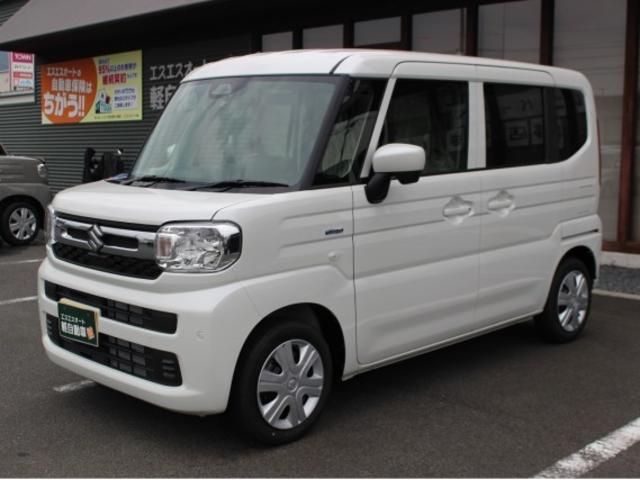 スペーシア ハイブリッドG 届出済未使用車・禁煙車・保証あり・衝突軽減ブレーキ付・プッシュスタート・LEDヘッドライト・オートライト・オートエアコン・アイドリングストップ付・両側スライドドア(12枚目)