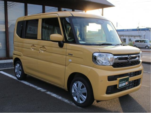 スペーシア ハイブリッドG 届出済未使用車・禁煙車・保証あり・衝突軽減ブレーキ付・プッシュスタート・LEDヘッドライト・オートライト・オートエアコン・両側スライドドア・アイドリングストップ付(11枚目)