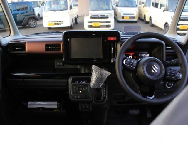 スペーシアカスタム ハイブリッドＸＳ　届出済未使用車・禁煙車・保証あり・衝突軽減ブレーキ付・ＬＥＤヘッドライト・オットマン・サーキュレーター・両側電動スライドドア・シートヒーター・プッシュスタート・オートエアコン・オートライト（6枚目）