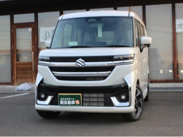 スペーシアカスタム ハイブリッドＸＳ　届出済未使用車・禁煙車・保証あり・衝突軽減ブレーキ付・ＬＥＤヘッドライト・オットマン・サーキュレーター・両側電動スライドドア・シートヒーター・プッシュスタート・オートエアコン・オートライト（8枚目）