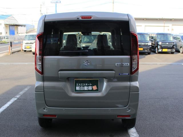 スペーシア ハイブリッドX 届出済未使用車・禁煙車・保証あり・衝突軽減ブレーキ・プッシュスタート・LEDヘッドライト・シートヒーター・両側電動スライドドア・オートライト・オートエアコン(2枚目)
