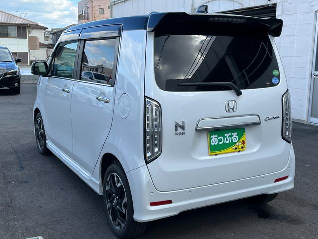 Ｎ－ＷＧＮカスタム Ｌ・ターボホンダセンシング　純正ナビ　ＥＴＣ　Ｂカメラ　シートヒーター　ホンダセンシング　電子パーキング　革巻ハンドル　電子パーキング　プッシュスタート　スマートキー　パドルシフト　ステアリングリモコン　マット　バイザー（9枚目）