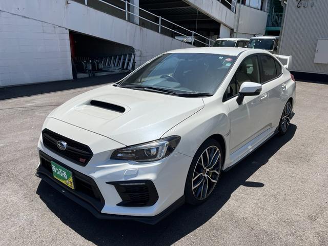 ＷＲＸ ＳＴＩ ＳＴＩ　タイプＳ　ワンオーナー　ＭＴ　純正ナビ　ＳＴＩエアロ　フルセグ　Ｂモニター　Ｂｌｕｅｔｏｏｔｈ　ＥＴＣ　シートヒータークーラー　純正リアスポイラー　ハーフレザーシート　マット　ＬＥＤヘッドライト　純正アルミ（3枚目）