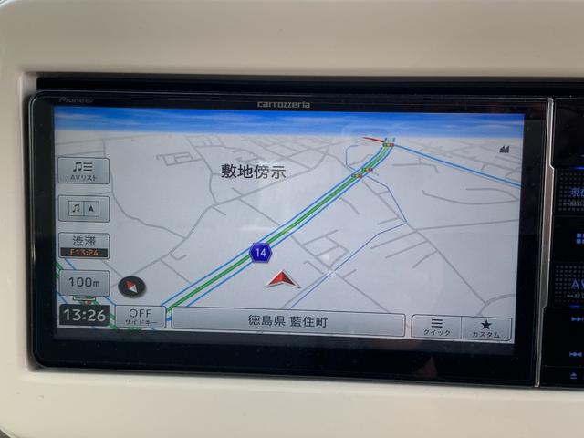 アルトラパン 　社外ナビ（ＢＴ／ＦＭ／ＡＭ／ＴＶ）バックカメラ　運転席シートヒーター　ＥＴＣ２．０　ＨＩＤヘットライト　ドラレコ　アイドリングストップ　衝突軽減　Ｐステート（20枚目）