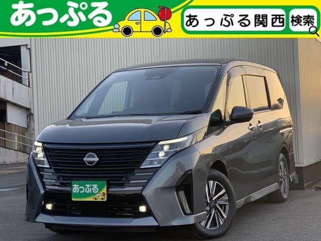 セレナ ｅ－パワー　ハイウェイスターＶ　純正１２．３インチワイドディスプレイ　日産コネクトナビゲーションシステム　アラウンドビューモニター　ＥＴＣ　前後ドラレコ　衝突回避ステアリングアシスト　ハンドルヒーター　ＳＯＳコール　プロパイロット（2枚目）
