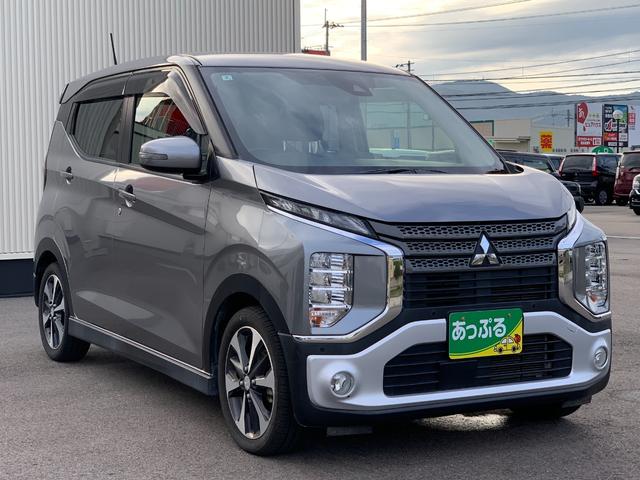 ｅＫクロス Ｔ　ユーザー様買取車　社外ナビ　Ｂｌｕｅｔｏｏｔｈ　バックカメラ　コーナーセンサー　オートエアコン　革巻きハンドル　プッシュスタート　スマートキー　ＥＴＣ　ＬＥＤヘッドライト　フォグ　純正ＡＷ（4枚目）
