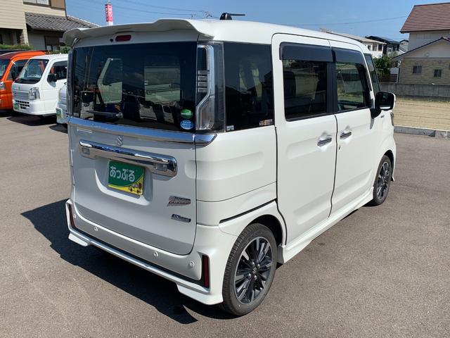 スペーシアカスタム ハイブリッドＸＳターボ　純正８インチナビ　全方位モニター（ＦＭ／ＡＭ／ＴＶ／ＢＴ）　ステリモ　コーナーセンサー　両側パワスラ　横滑り防止　オートライト　オートエアコン　運転席シートヒーター　リアエアコン　アイドリングストップ（6枚目）