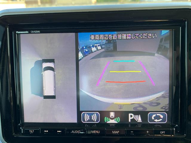 スペーシアカスタム ハイブリッドＸＳターボ　純正８インチナビ　全方位モニター（ＦＭ／ＡＭ／ＴＶ／ＢＴ）　ステリモ　コーナーセンサー　両側パワスラ　横滑り防止　オートライト　オートエアコン　運転席シートヒーター　リアエアコン　アイドリングストップ（24枚目）