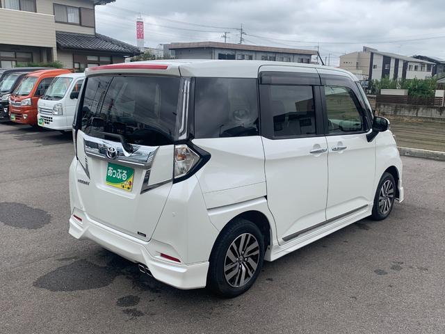 ルーミー 　社外ディスプレイオーディオ（ＴＶ　ＢＴ　ＦＭ）バックカメラ　前席シートヒーター　アラウンドビューモニター　両側パワスラ　ドラレコ　ＥＴＣ　Ａストップ　ＵＳＢソケット　コーナーセンサー　電子パーキング（6枚目）