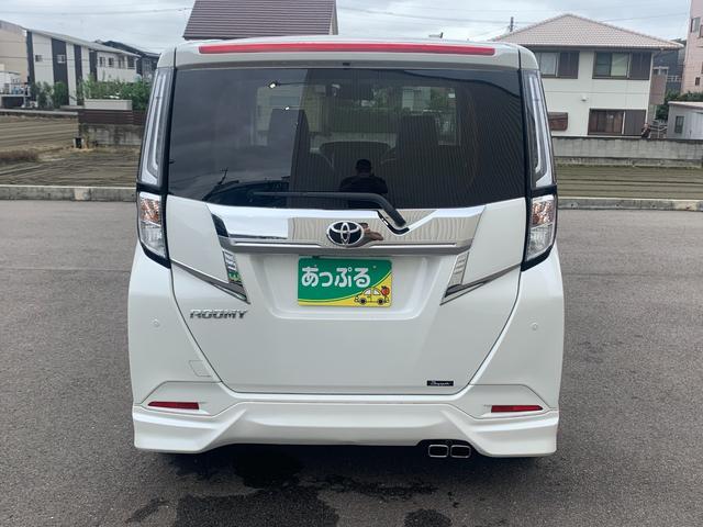 ルーミー 　社外ディスプレイオーディオ（ＴＶ　ＢＴ　ＦＭ）バックカメラ　前席シートヒーター　アラウンドビューモニター　両側パワスラ　ドラレコ　ＥＴＣ　Ａストップ　ＵＳＢソケット　コーナーセンサー　電子パーキング（7枚目）
