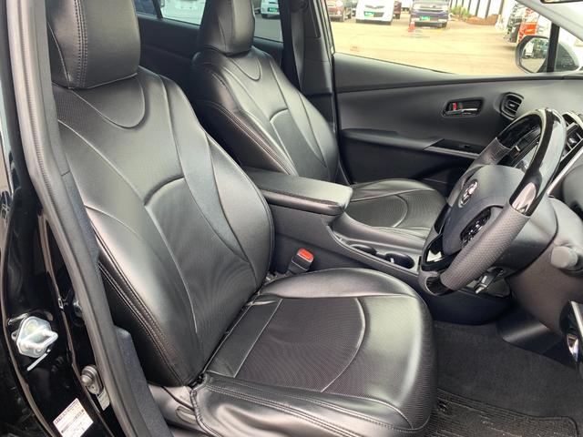 プリウス Ｓ　禁煙車　純正ナビ（ＢＴ／ＦＭ／ＡＭ／ＴＶ）バックカメラ　社外ステアリング　クルコン　ステリモ　前後ドラレコ　オートライト　ＥＴＣ　車線逸脱　Ｐスタート　モデリスタエアロ　社外１８インチホイール（13枚目）