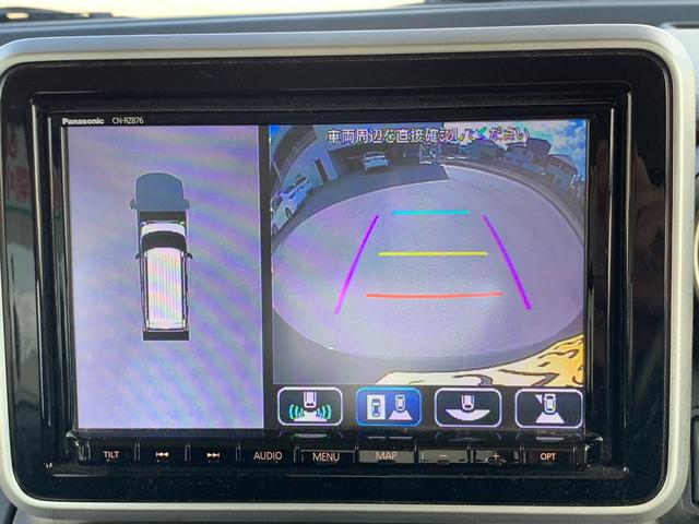 スペーシアギア ハイブリッドＸＺ　ターボ　純正８インチナビ（ＴＶ／ＢＴ／ＦＭ／ＣＤ）　全方位カメラ　前後ドラレコ　ステリモ　デュアルカメラブレーキサポート　前席シートヒータ　コーナーセンサ　両側パワスラ　アイドリングストップ　クルコン（25枚目）