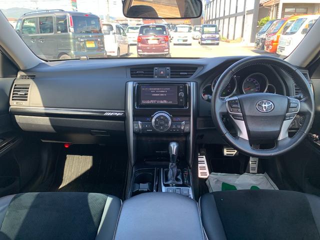 マークＸ ２５０ＲＤＳ　純正ナビ（ＴＶ／ＢＴ／ＦＭ／ＣＤ）　モデリスタエアロ　バックカメラ　革巻きハンドル　モデリスタ１９インチアルミホイール　純正ドラレコ　ＥＴＣ　パワーシート　ハーフレザーシート　パドルシフト（15枚目）