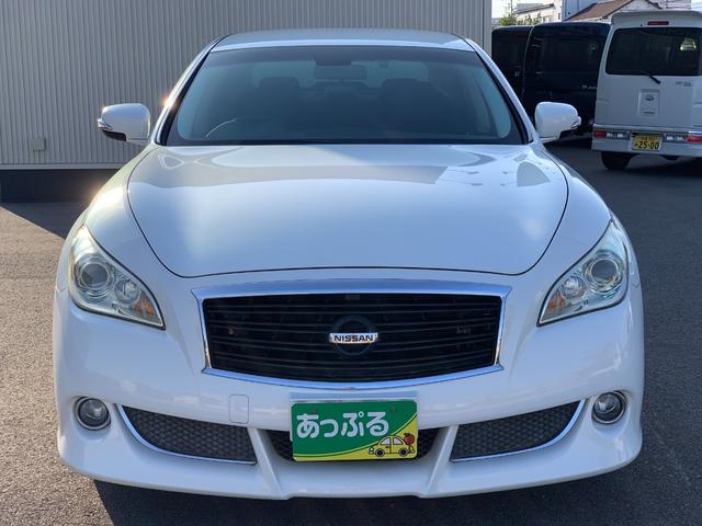 フーガ 250GT 純正ナビ TV Bluetooth バックカメラ パワーシート シートメモリー シートヒーター シートクーラー ステリモ 電格ミラー オートエアコン レザーシート フォグ マット バイザー ETC(4枚目)