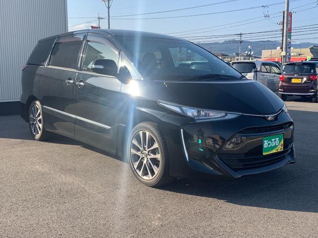 エスティマ アエラス　プレミアム　純正９インチナビ　ＴＶ　ラジオ　Ｂｌｕｅｔｏｏｔｈ　ＣＤ　ＤＶＤ　バックカメラ　ハーフレザーシート　革巻きハンドルコーナーセンサー　パワーシート　両側パワースライド　ＬＥＤヘッドライト　フリップダウン（5枚目）