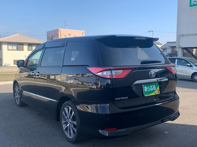 エスティマ アエラス　プレミアム　純正９インチナビ　ＴＶ　ラジオ　Ｂｌｕｅｔｏｏｔｈ　ＣＤ　ＤＶＤ　バックカメラ　ハーフレザーシート　革巻きハンドルコーナーセンサー　パワーシート　両側パワースライド　ＬＥＤヘッドライト　フリップダウン（9枚目）