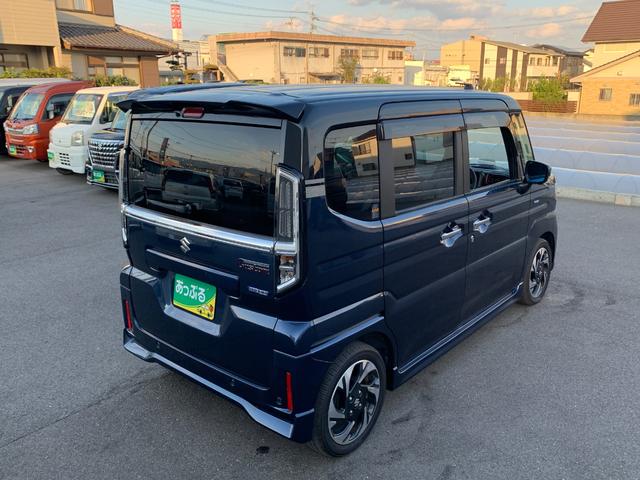 スペーシアカスタム ハイブリッドＸＳターボ　純正９インチナビ（ＴＶ／ＢＴ／ＦＭ／ＡＭ）　アラウンドビューモニター　両側パワスラ　ステアリレーダーブレーキサポート　ＨＩＤヘッドライト　シートヒーター　片側パワースライドドア　ＥＴＣ　コーナーＳ（10枚目）