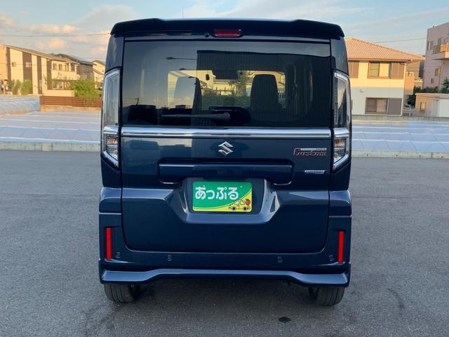 スペーシアカスタム ハイブリッドＸＳターボ　純正９インチナビ（ＴＶ／ＢＴ／ＦＭ／ＡＭ）　アラウンドビューモニター　両側パワスラ　ステアリレーダーブレーキサポート　ＨＩＤヘッドライト　シートヒーター　片側パワースライドドア　ＥＴＣ　コーナーＳ（12枚目）