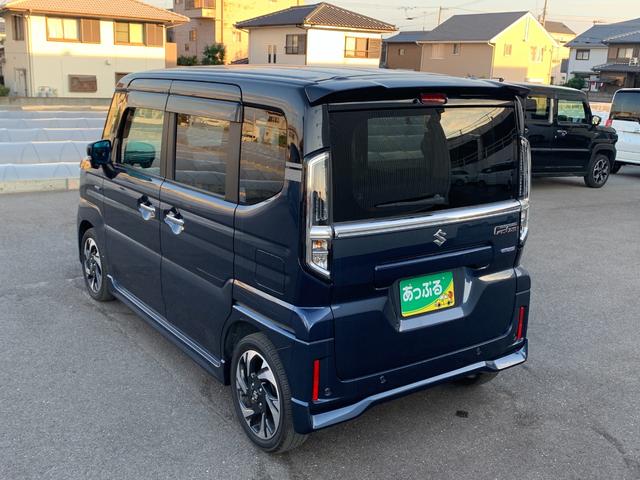 スペーシアカスタム ハイブリッドＸＳターボ　純正９インチナビ（ＴＶ／ＢＴ／ＦＭ／ＡＭ）　アラウンドビューモニター　両側パワスラ　ステアリレーダーブレーキサポート　ＨＩＤヘッドライト　シートヒーター　片側パワースライドドア　ＥＴＣ　コーナーＳ（13枚目）