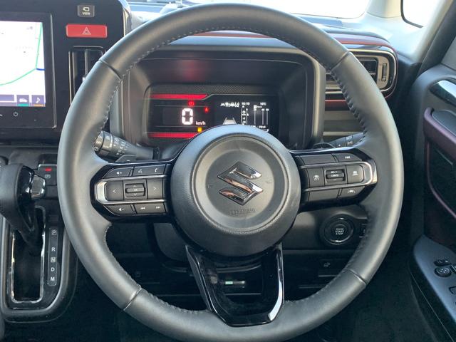 スペーシアカスタム ハイブリッドＸＳターボ　純正９インチナビ（ＴＶ／ＢＴ／ＦＭ／ＡＭ）　アラウンドビューモニター　両側パワスラ　ステアリレーダーブレーキサポート　ＨＩＤヘッドライト　シートヒーター　片側パワースライドドア　ＥＴＣ　コーナーＳ（39枚目）