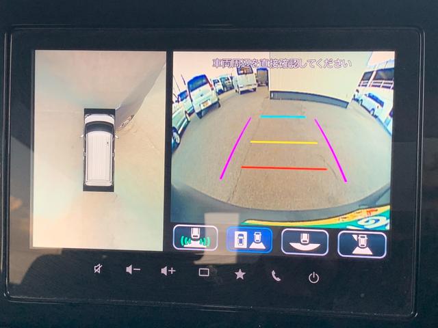 スペーシアカスタム ハイブリッドＸＳターボ　純正９インチナビ（ＴＶ／ＢＴ／ＦＭ／ＡＭ）　アラウンドビューモニター　両側パワスラ　ステアリレーダーブレーキサポート　ＨＩＤヘッドライト　シートヒーター　片側パワースライドドア　ＥＴＣ　コーナーＳ（48枚目）