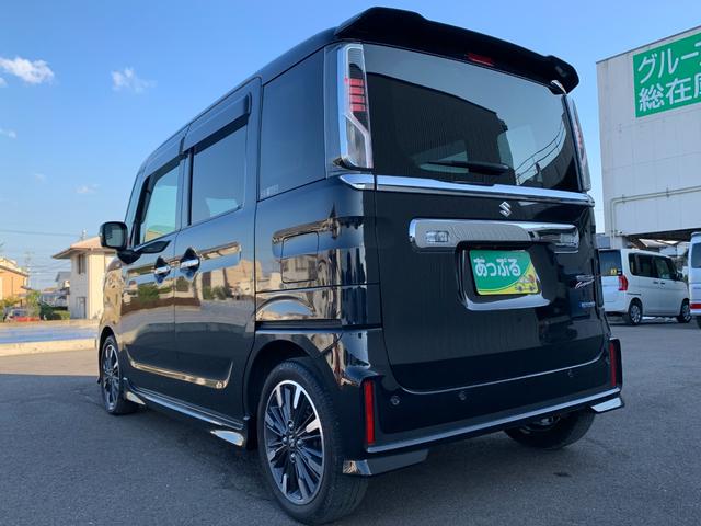 スペーシアカスタム ハイブリッドＸＳ　社外ナビ　フルセグ　Ｂｌｕｅｔｏｏｔｈ　革巻きハンドル　クルコン　ステリモ　オートライト　コーナーセンサー　デュアルカメラ　ＬＥＤヘッドライト　ヘッドアップディスプレイ　衝突軽減　両側パワースライド（14枚目）