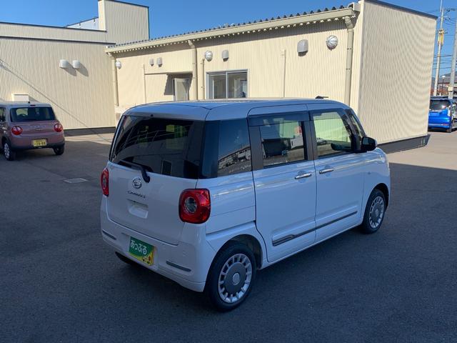 ムーヴキャンバス セオリーＧ　９インチディスプレイオーディオ（ＴＶ／ＣＤ／ＢＴ／ＦＭ）バックカメラ　両側パワースライド　ＥＴＣ　前席シートヒーター　コーナーセンサー　衝突軽減　アイドリングストップ　ステリモ　オートエアコン（10枚目）