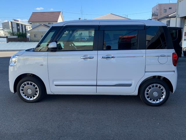 ムーヴキャンバス セオリーＧ　９インチディスプレイオーディオ（ＴＶ／ＣＤ／ＢＴ／ＦＭ）バックカメラ　両側パワースライド　ＥＴＣ　前席シートヒーター　コーナーセンサー　衝突軽減　アイドリングストップ　ステリモ　オートエアコン（15枚目）