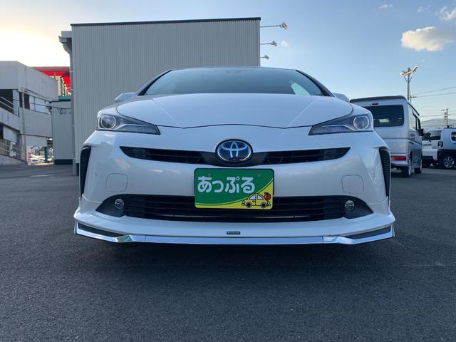プリウス Ａ　純正ナビ（ＴＶ／ＢＴ／ＦＭ／ＡＭ）　プリクラッシュセーフティ　ブラインドスポット　ヘッドアップディスプレイ　バックカメラ　　革巻きハンドル　ステリモ　クルコン　オートハイビーム　ドラレコ　オートライト（7枚目）