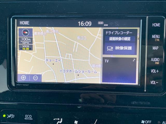 プリウス Ａ　純正ナビ（ＴＶ／ＢＴ／ＦＭ／ＡＭ）　プリクラッシュセーフティ　ブラインドスポット　ヘッドアップディスプレイ　バックカメラ　　革巻きハンドル　ステリモ　クルコン　オートハイビーム　ドラレコ　オートライト（39枚目）