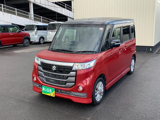 スペーシアカスタムZ ベースグレード 純正8インチナビ(BT/FM/AM/TV)バックカメラ フォグ オートエアコン 両側パワースライド 衝突軽減 車線逸脱 運転席シートヒーター ETC ドラレコ ステリモ プッシュスタート 電格ミラー(3枚目)