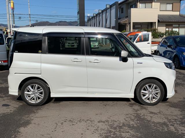 ソリオ 社外ナビ(BT/FM/AM/TV) 前席シートヒーター アイドリングストップ コーナーセンサー 片側パワースライド 横滑り防止 ドラレコ ETC ステリモ クルコン デュアルカメラセンサーブレーキ(9枚目)