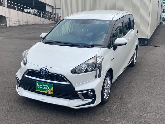 シエンタ ハイブリッドＧ　純正ナビ（ＢＴ／ＦＭ／ＡＭ／ＴＶ）バックカメラ　モデリスタエアロ　ドラレコ　ＥＴＣ　革巻きハンドル　両側パワースライド　ステリモ　横滑り防止　車線逸脱　衝突軽減　トヨタセーフティ　オートライト（3枚目）