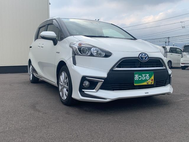 シエンタ ハイブリッドＧ　純正ナビ（ＢＴ／ＦＭ／ＡＭ／ＴＶ）バックカメラ　モデリスタエアロ　ドラレコ　ＥＴＣ　革巻きハンドル　両側パワースライド　ステリモ　横滑り防止　車線逸脱　衝突軽減　トヨタセーフティ　オートライト（8枚目）