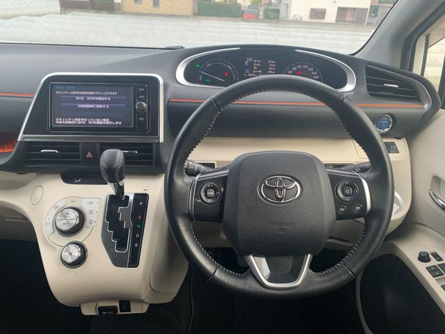 シエンタ ハイブリッドＧ　純正ナビ（ＢＴ／ＦＭ／ＡＭ／ＴＶ）バックカメラ　モデリスタエアロ　ドラレコ　ＥＴＣ　革巻きハンドル　両側パワースライド　ステリモ　横滑り防止　車線逸脱　衝突軽減　トヨタセーフティ　オートライト（35枚目）