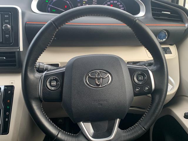 シエンタ ハイブリッドＧ　純正ナビ（ＢＴ／ＦＭ／ＡＭ／ＴＶ）バックカメラ　モデリスタエアロ　ドラレコ　ＥＴＣ　革巻きハンドル　両側パワースライド　ステリモ　横滑り防止　車線逸脱　衝突軽減　トヨタセーフティ　オートライト（36枚目）