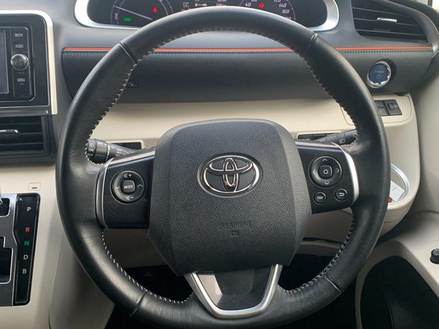 シエンタ ハイブリッドＧ　純正ナビ（ＢＴ／ＦＭ／ＡＭ／ＴＶ）バックカメラ　モデリスタエアロ　ドラレコ　ＥＴＣ　革巻きハンドル　両側パワースライド　ステリモ　横滑り防止　車線逸脱　衝突軽減　トヨタセーフティ　オートライト（38枚目）